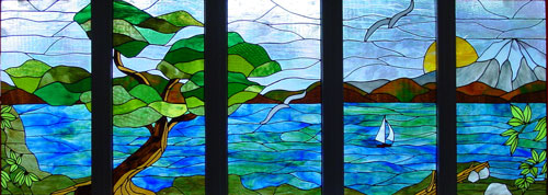 Stained glass window