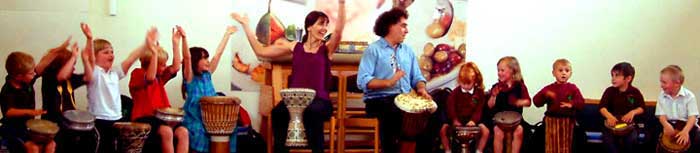 drumming with kids